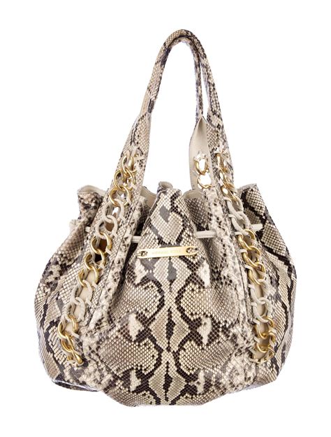 snakeskin purse michael kors